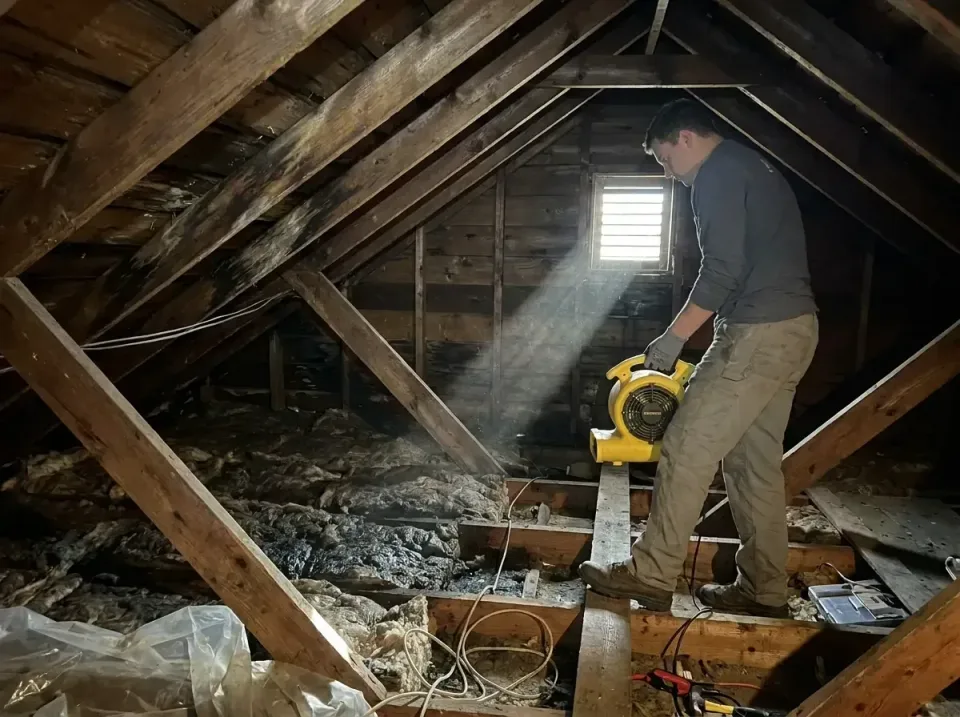 attic-water-damage-drying-proc-007 — frequently asked questions, Emergency Water Extraction & 24/7 Flood Response in Odell,…